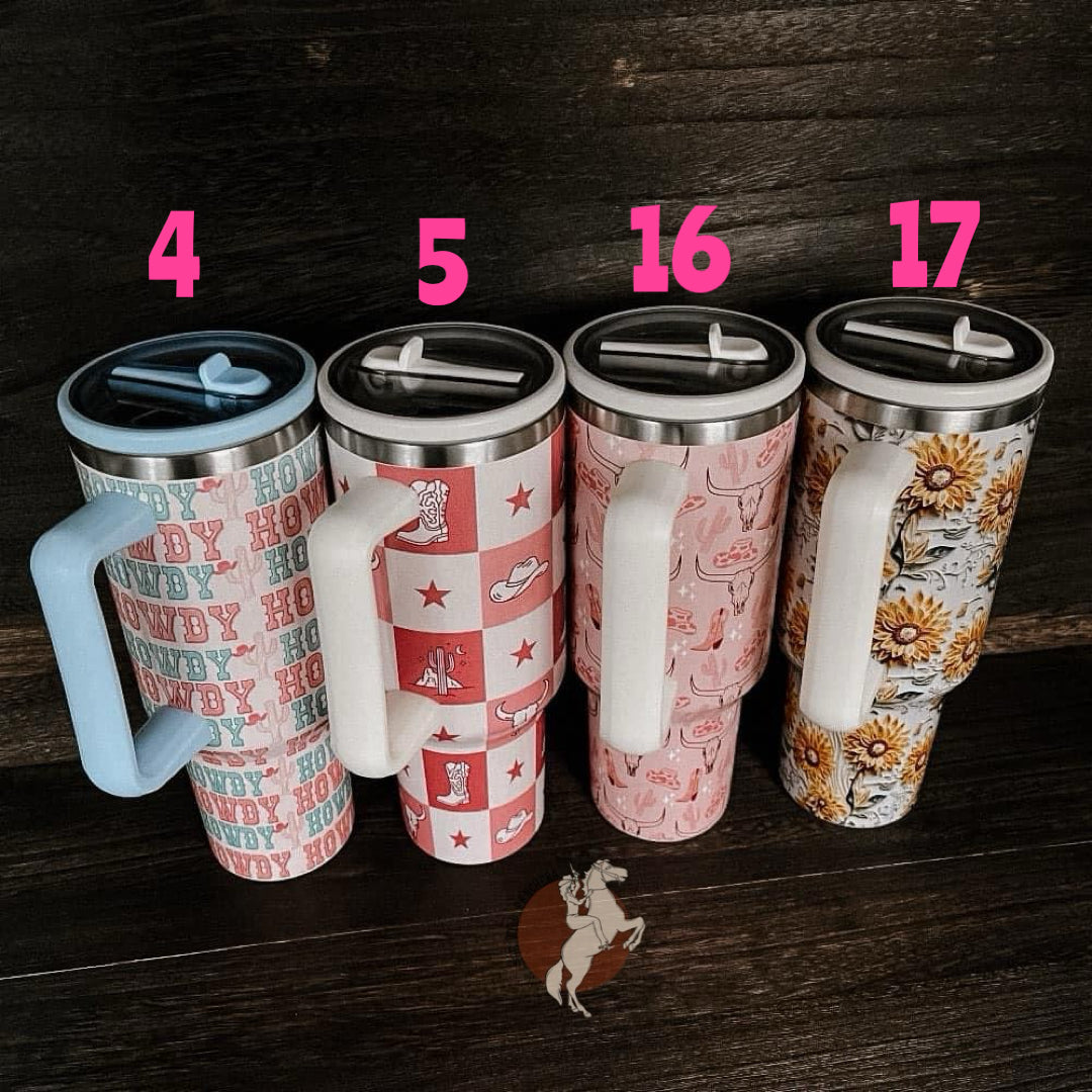 Western Sippin’ Tumblers