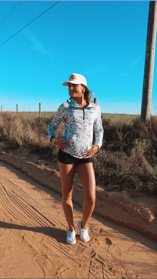 Grey Camo Pullover