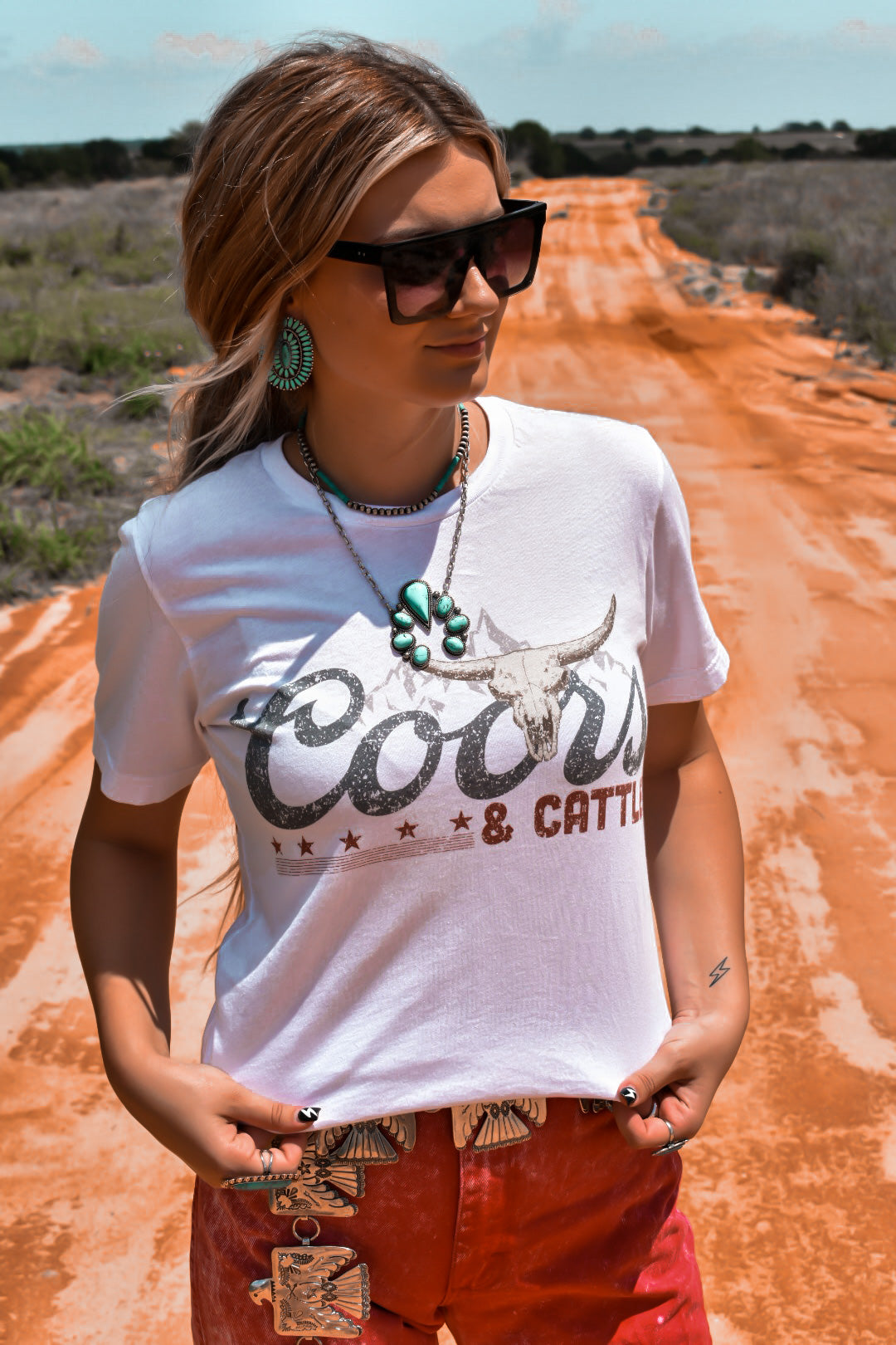 The Coors & Cattle Tee