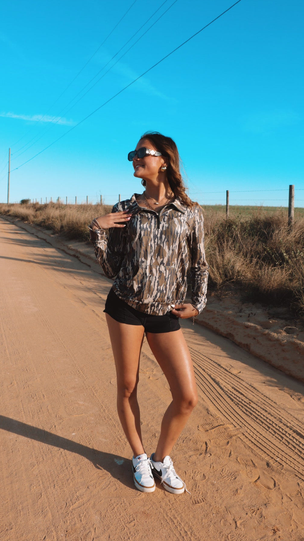 Bottomland Camo Pullover