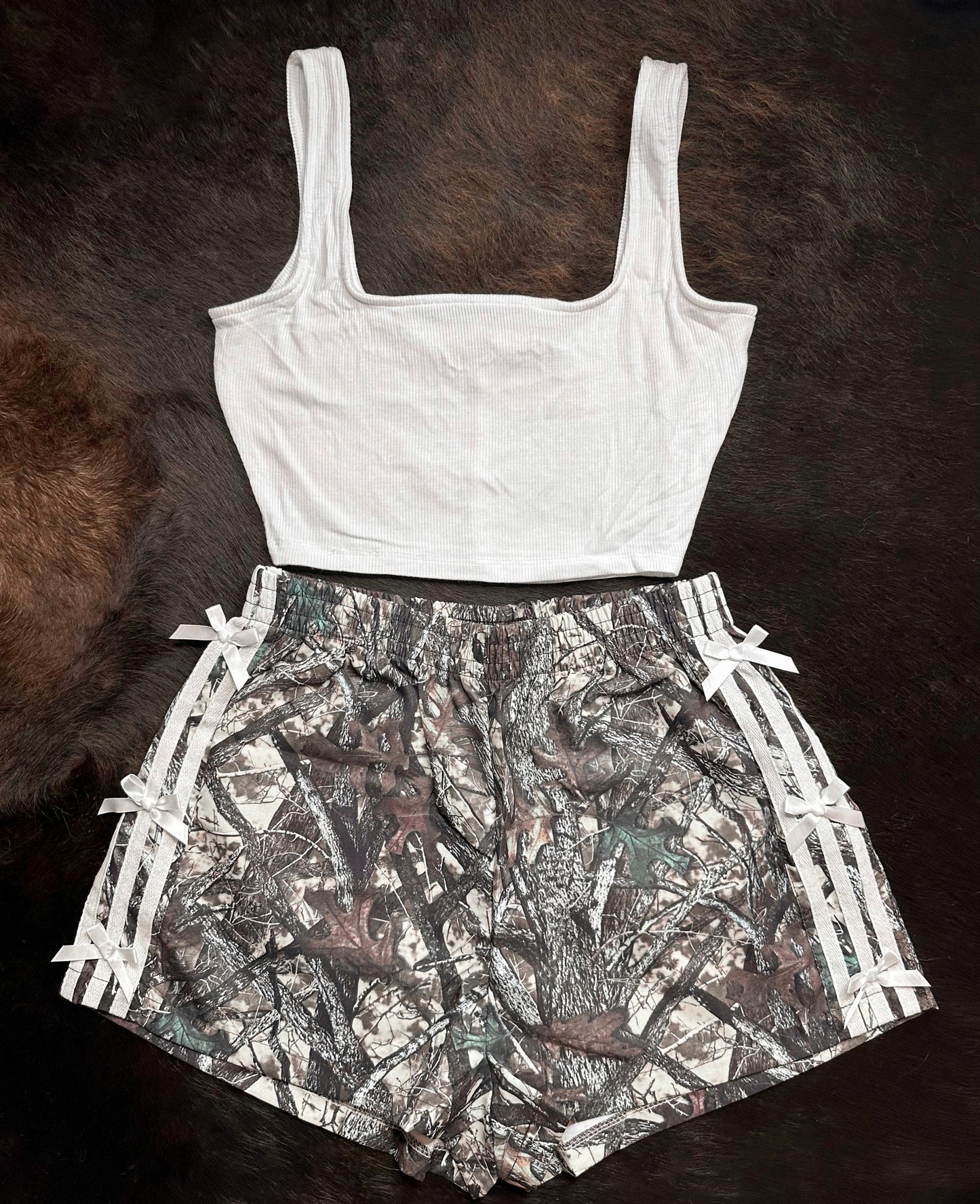 Camo Bow Shorts