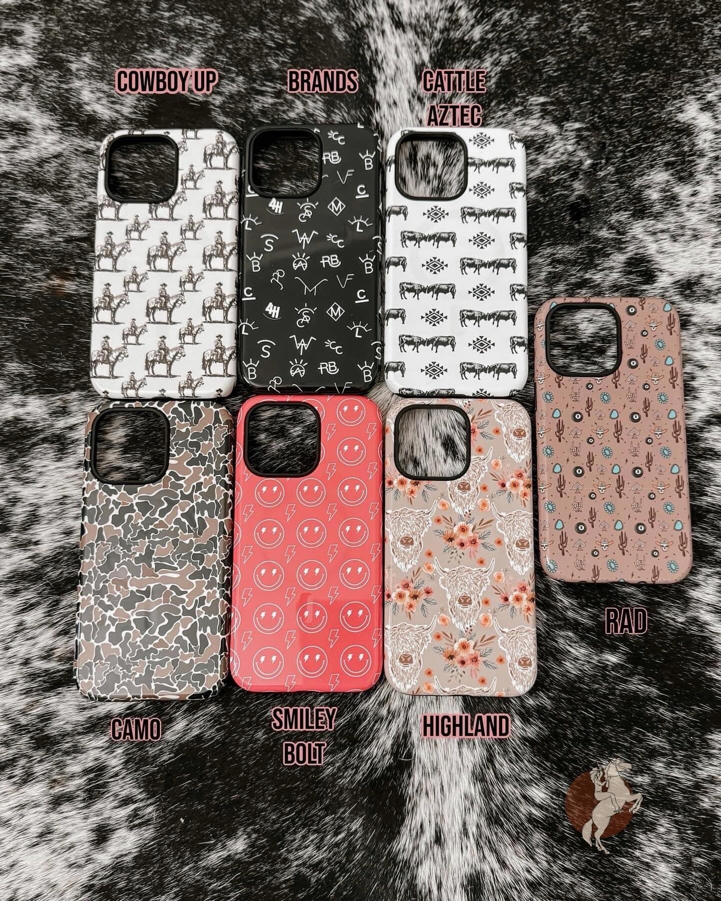 **PRE-ORDER** Mag Safe Western Phone Cases- IPhone 15-16