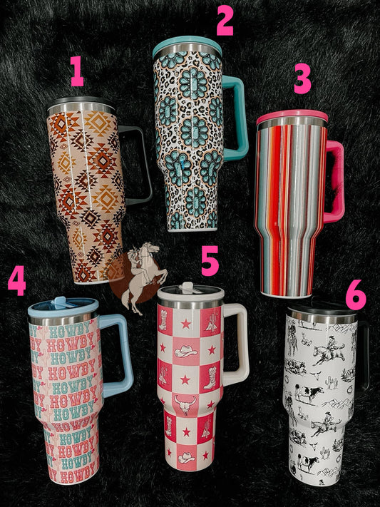 **PRE-ORDER** Western Sippin’ Tumblers