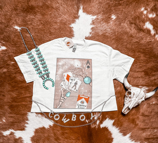 The Play Your Cards Right Cowboy Tee