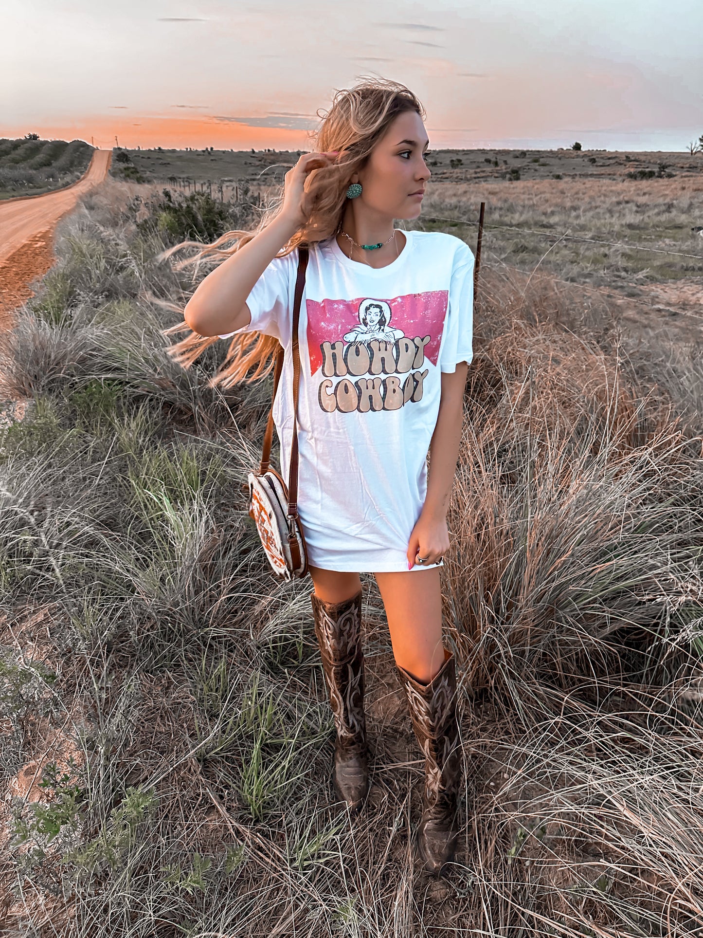 The Howdy Cowboy T-Shirt Dress