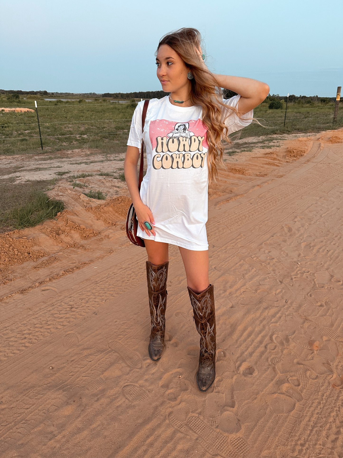 The Howdy Cowboy T-Shirt Dress